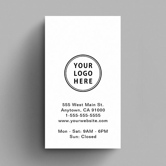 Moderne promotionele Logo QR-code Visitekaartje