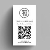 Moderne promotionele Logo QR-code Visitekaartje