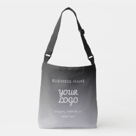 Moderne promotionele Logo & tekst | Bewerkbare kle Crossbody Tas
