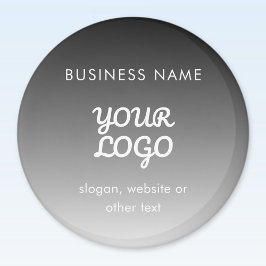 Moderne promotionele Logo & tekst | Bewerkbare kle Magneet