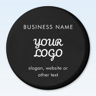 Moderne promotionele Logo & tekst   Bewerkbare kle Magneet
