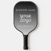 Moderne promotionele Logo & tekst | Bewerkbare kle Pickleball Paddle (Voorkant)