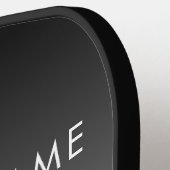 Moderne promotionele Logo & tekst | Bewerkbare kle Pickleball Paddle (Links Detail)