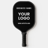 Moderne promotionele Logo & tekst | Bewerkbare kle Pickleball Paddle (Voorkant)