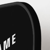 Moderne promotionele Logo & tekst | Bewerkbare kle Pickleball Paddle (Links Detail)