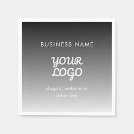 Moderne promotionele Logo & tekst | Bewerkbare kle Servet