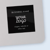 Moderne promotionele Logo & tekst | Bewerkbare kle Sticker