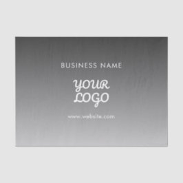 Moderne promotionele Logo & tekst | Bewerkbare kle Tissuepapier