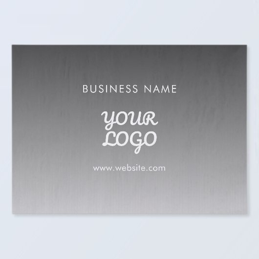 Moderne promotionele Logo & tekst | Bewerkbare kle Tissuepapier