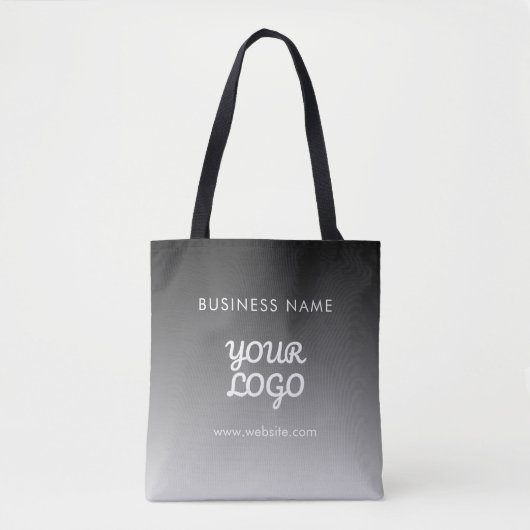 Moderne promotionele Logo & tekst | Bewerkbare kle Tote Bag (Voorkant)