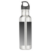 Moderne promotionele Logo & tekst | Bewerkbare kle Waterfles (Achterkant)