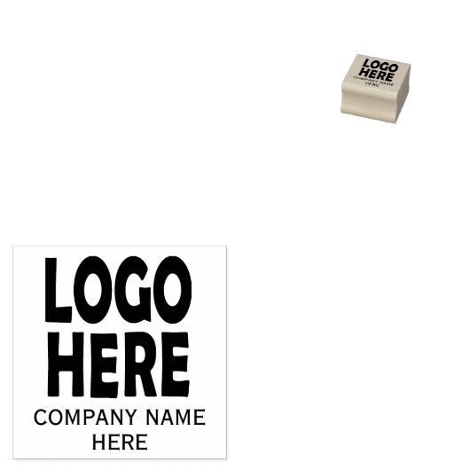 Moderne promotionele zakelijke aangepaste logo rubberstempel (Gestempeld)