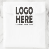 Moderne promotionele zakelijke aangepaste logo vierkante sticker (Tas)