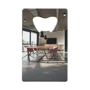 Moderne Promotionele Zakelijke Fotografie 2 Foto Creditkaart Flessenopener