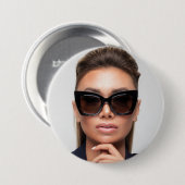 Moderne promotionele zakelijke fotografie foto ronde button 7,6 cm (Voorkant /achterkant)