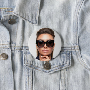 Moderne promotionele zakelijke fotografie foto ronde button 7,6 cm