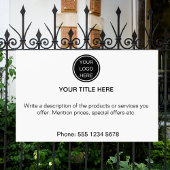 Moderne promotionele zakelijke Logo Adverteren tek Spandoek