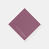 Moderne pruim servet (Hoek)