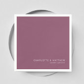 Moderne pruim servet