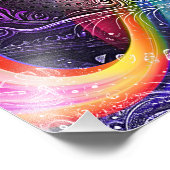 Moderne Psychedelische Abstracte Oog Geometrische Foto Afdruk (Hoek)