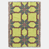 Moderne psychedelische mandala deken (Voorkant Verticaal)