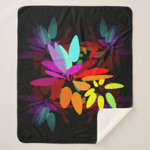 Moderne psychedelische stijlregenboogafdrukken