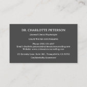 Moderne psycholoog psychotherapie visitekaartje (Voorkant)