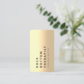 MODERNE PSYCHOLOOG ROCK BOTTOM THERAPEUT VISITEKAARTJE (Staand voorkant)