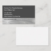 Moderne psychotherapeut Editable Visitekaartjes (Voorkant / Achterkant)