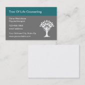 Moderne psychotherapeut Mental Health Visitekaartje (Voorkant / Achterkant)