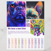 moderne puppy qr-code gepersonaliseerd (Voorkant)
