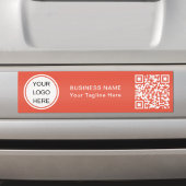 Moderne QR Code & Business Logo Professionele Auto Bumpersticker
