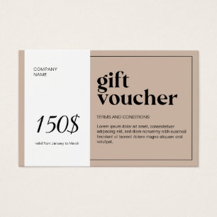 Moderne QR-code — cadeaubon Visitekaartje
