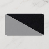 Moderne QR-code donker Visitekaartje (Achterkant)