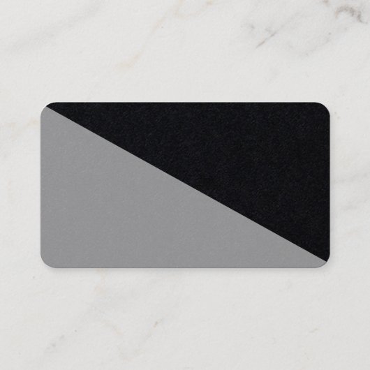 Moderne QR-code donker Visitekaartje (Achterkant)