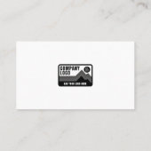 Moderne QR-code en bedrijfslogo Visitekaartje (Achterkant)