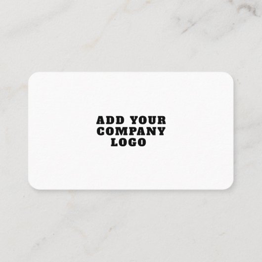 Moderne QR-code en zakelijke Logo Visitekaartje (Achterkant)