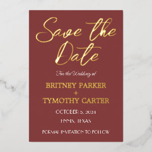 Moderne QR-code Foto Wine Bourgogne Weduwschap Folie Uitnodiging