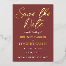 Moderne QR-code Foto Wine Bourgogne Weduwschap Folie Uitnodiging