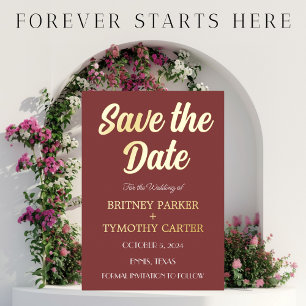 Moderne QR-code Foto Wine Bourgogne Weduwschap Folie Uitnodiging