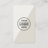 Moderne QR Code Logo Roze Bakkerij Visitekaartje (Achterkant)