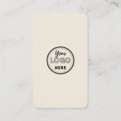 Moderne QR-code maakt verbinding met sociale media Visitekaartje (Achterkant)