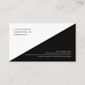 Moderne QR-code met minimale bedrijfscapaciteit vo Visitekaartje (Achterkant)