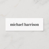 Moderne QR-code Mini Visitekaartje (Voorkant)