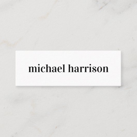 Moderne QR-code Mini Visitekaartje (Voorkant)