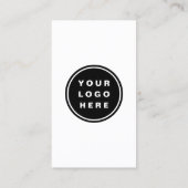 Moderne QR-code Minimalistische professionele Logo Visitekaartje (Achterkant)