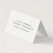 Moderne QR Code Neutrale Makelaar Visitekaartje (Achterkant)