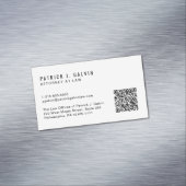 Moderne QR Code Professional Magnetisch Visitekaartje (Voorbeeld)