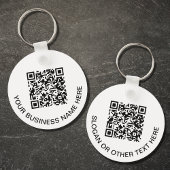Moderne QR-code Promotie Sleutelhanger