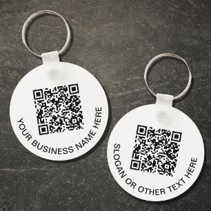 Moderne QR-code Promotie Sleutelhanger